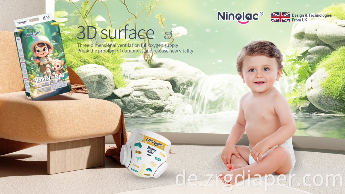 Dryness Baby Diapers Ultra-Absorbent